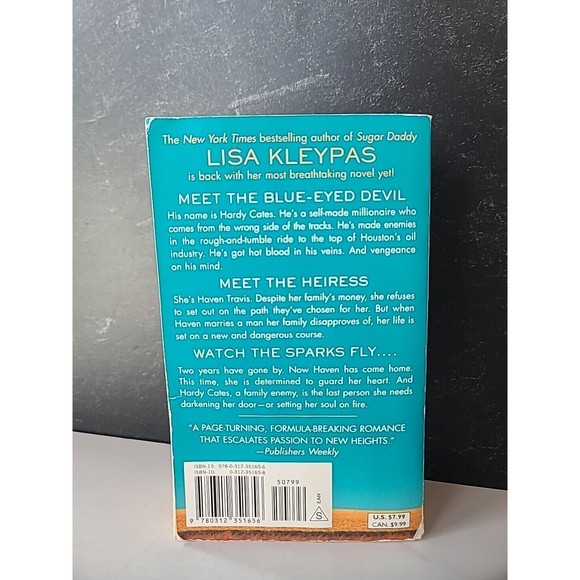 The Travis Family Ser.: Blue-Eyed Devil by Lisa Kleypas (2009, Mass Market) - Picture 9 of 10